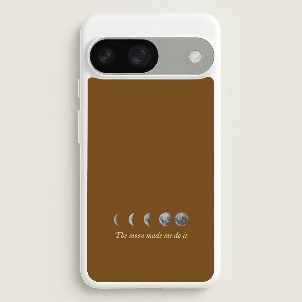 The Moon Made Me Do It - Goth Aesthetic Phone Case for Google Pixel 9 / 9 Pro
