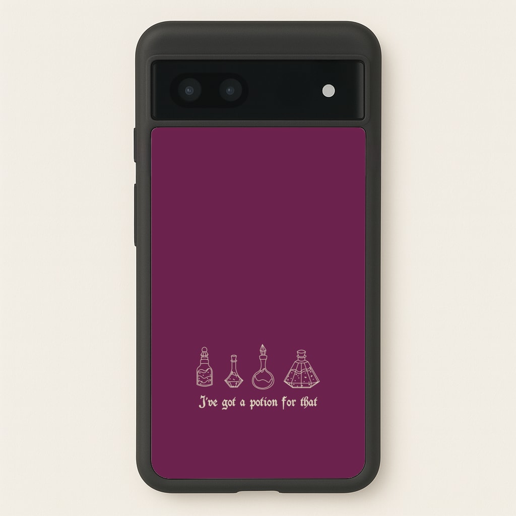 I've Got A Potion For You Dark Pink - Goth Aesthetic Phone Case for Google Pixel 7a