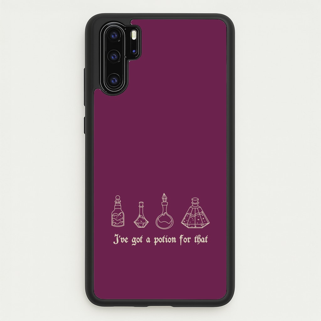 I've Got A Potion For You Dark Pink - Goth Aesthetic Phone Case for Huawei P30 Pro