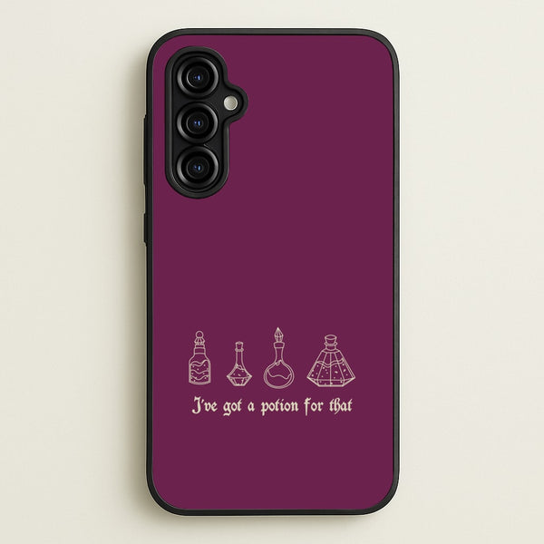 I've Got A Potion For You Dark Pink - Goth Aesthetic Phone Case for Galaxy A54