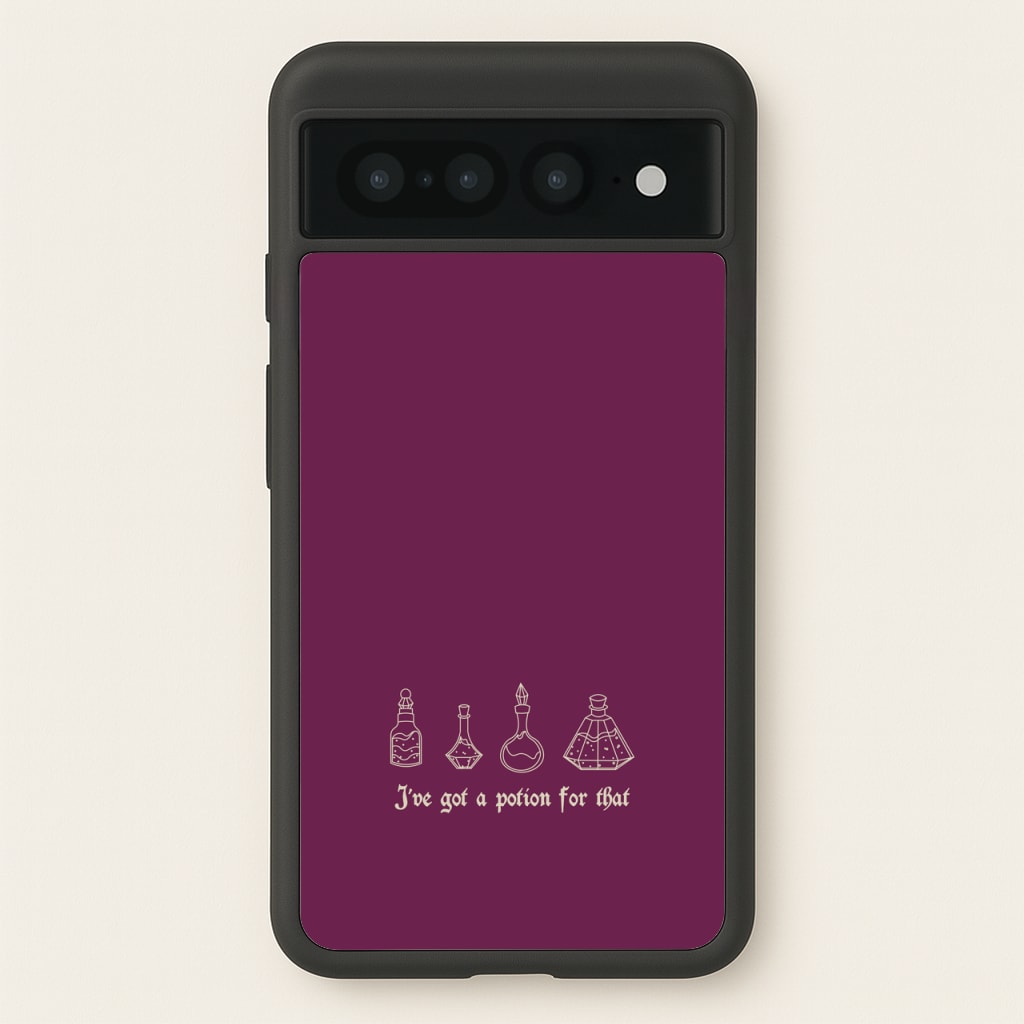 I've Got A Potion For You Dark Pink - Goth Aesthetic Phone Case for Google Pixel 7 Pro