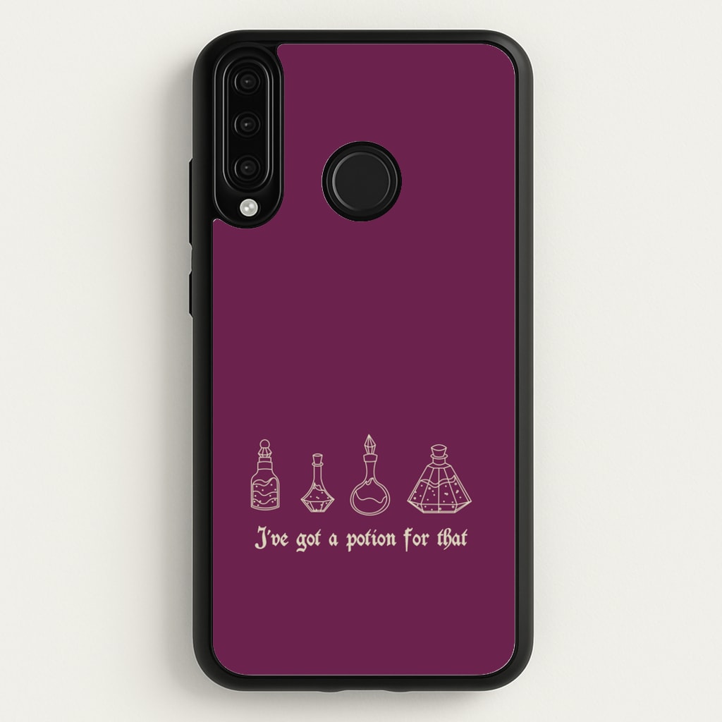 I've Got A Potion For You Dark Pink - Goth Aesthetic Phone Case for Huawei P30 Lite
