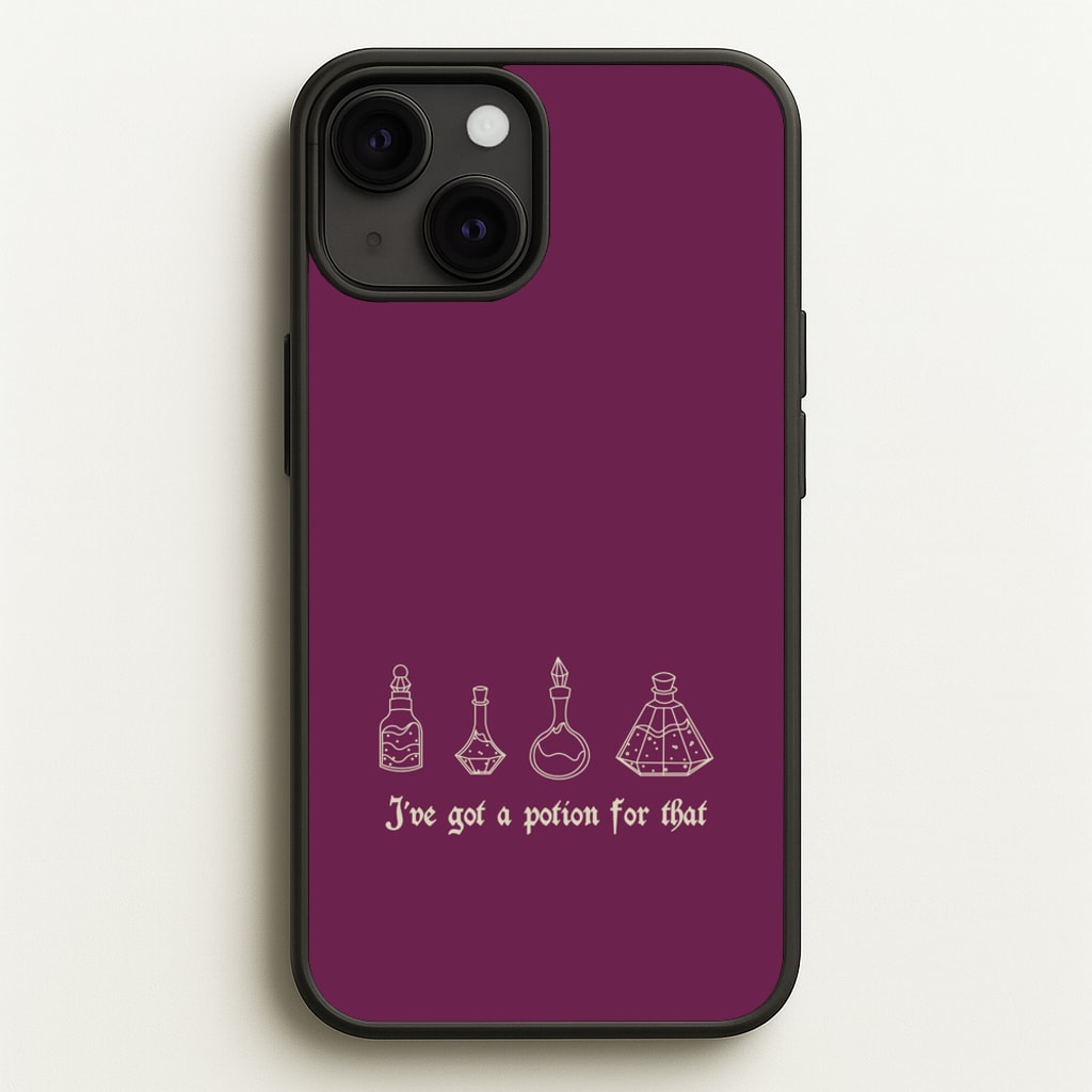 I've Got A Potion For You Dark Pink - Goth Aesthetic Phone Case for iPhone 13 Mini