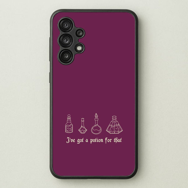 I've Got A Potion For You Dark Pink - Goth Aesthetic Phone Case for Galaxy A13