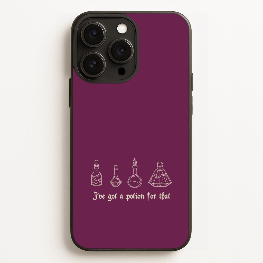 I've Got A Potion For You Dark Pink - Goth Aesthetic Phone Case for iPhone 12 Pro Max