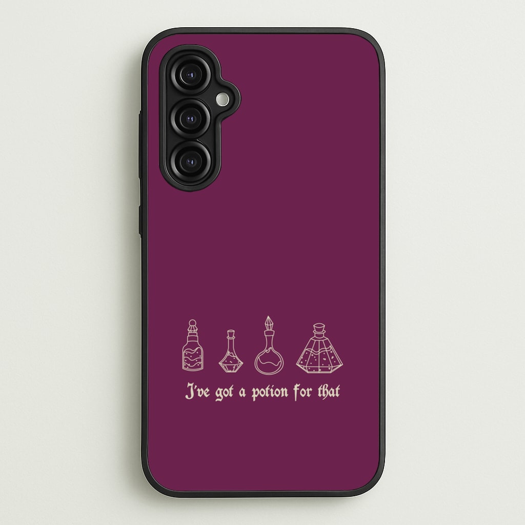 I've Got A Potion For You Dark Pink - Goth Aesthetic Phone Case for Galaxy A14