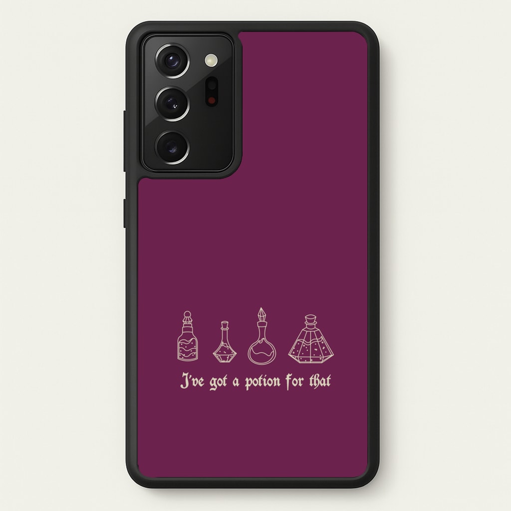 I've Got A Potion For You Dark Pink - Goth Aesthetic Phone Case for Galaxy Note 20 Ultra