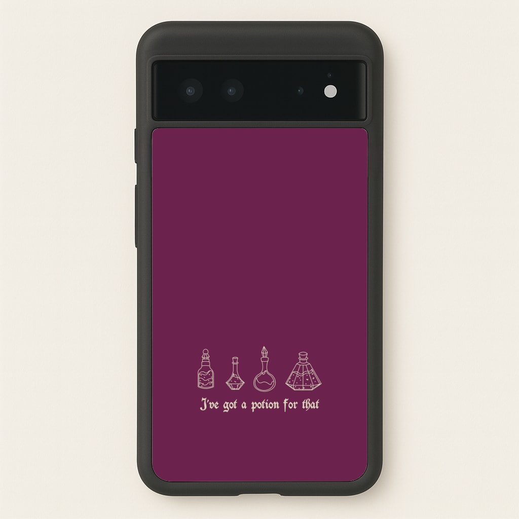 I've Got A Potion For You Dark Pink - Goth Aesthetic Phone Case for Google Pixel 6