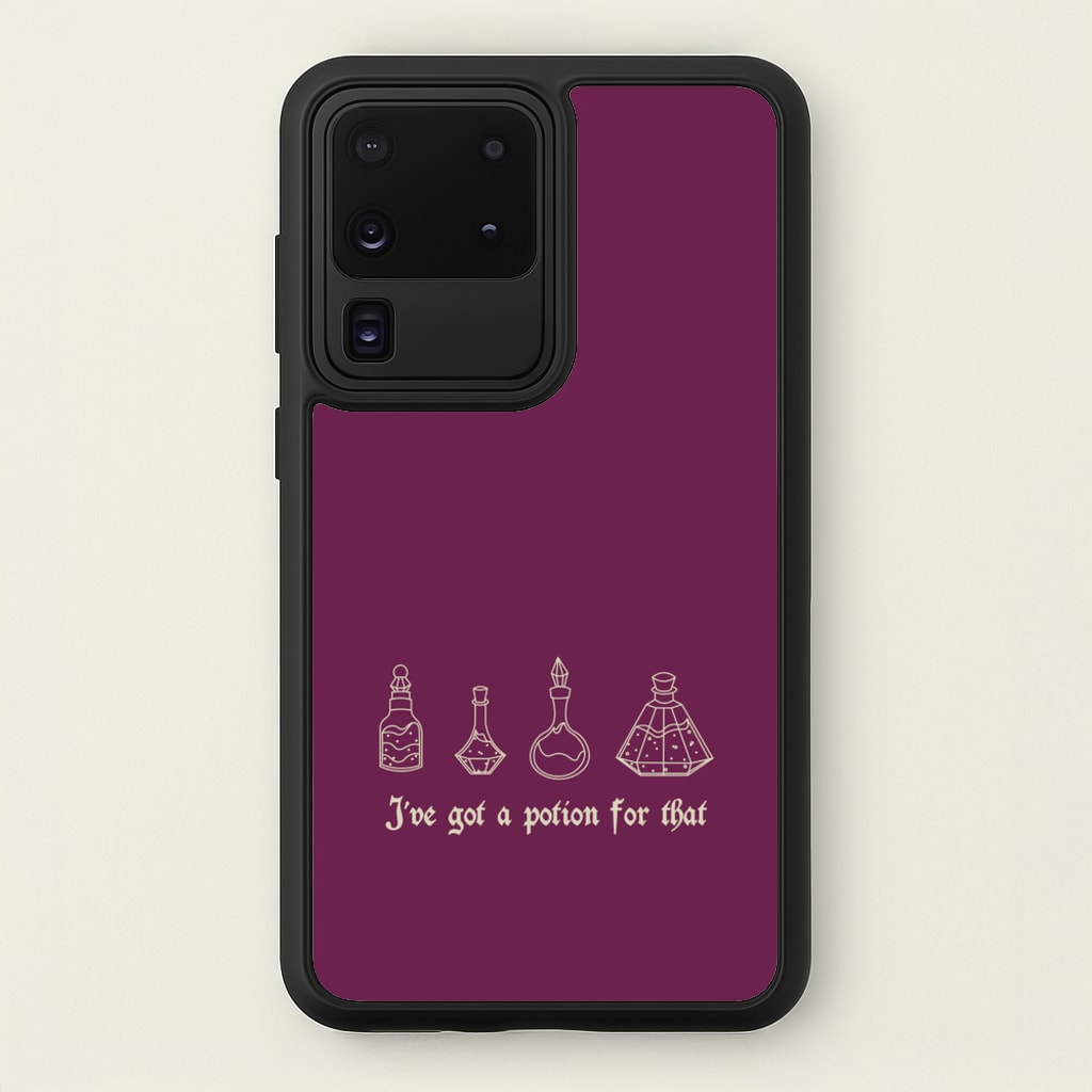 I've Got A Potion For You Dark Pink - Goth Aesthetic Phone Case for Galaxy S20 Ultra