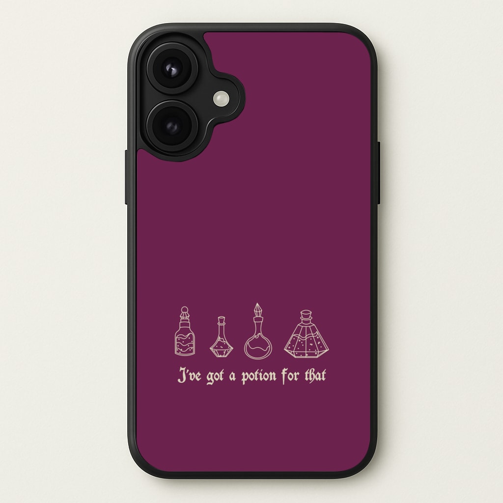 I've Got A Potion For You Dark Pink Phone Case for iPhone 17
