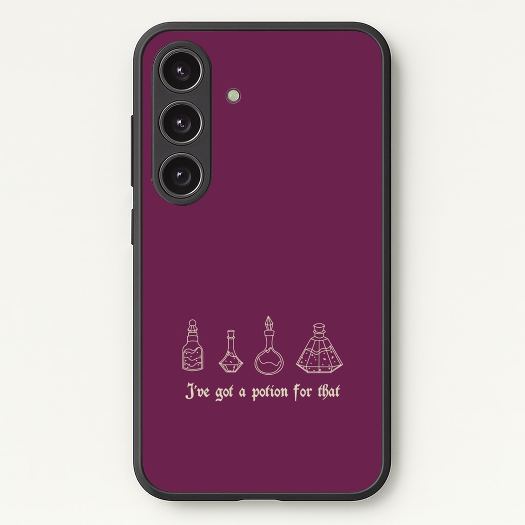 I've Got A Potion For You Dark Pink - Goth Aesthetic Phone Case for Galaxy S25 Plus