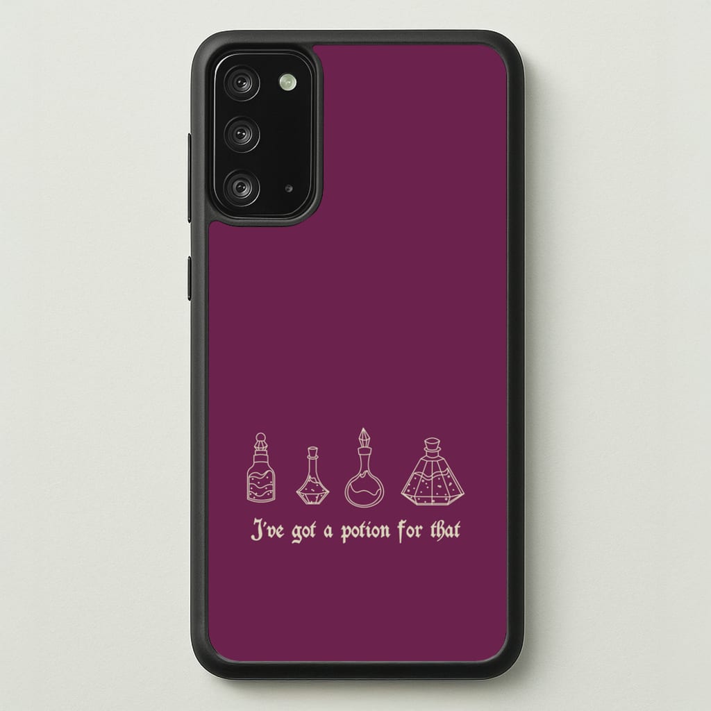 I've Got A Potion For You Dark Pink - Goth Aesthetic Phone Case for Galaxy Note 20