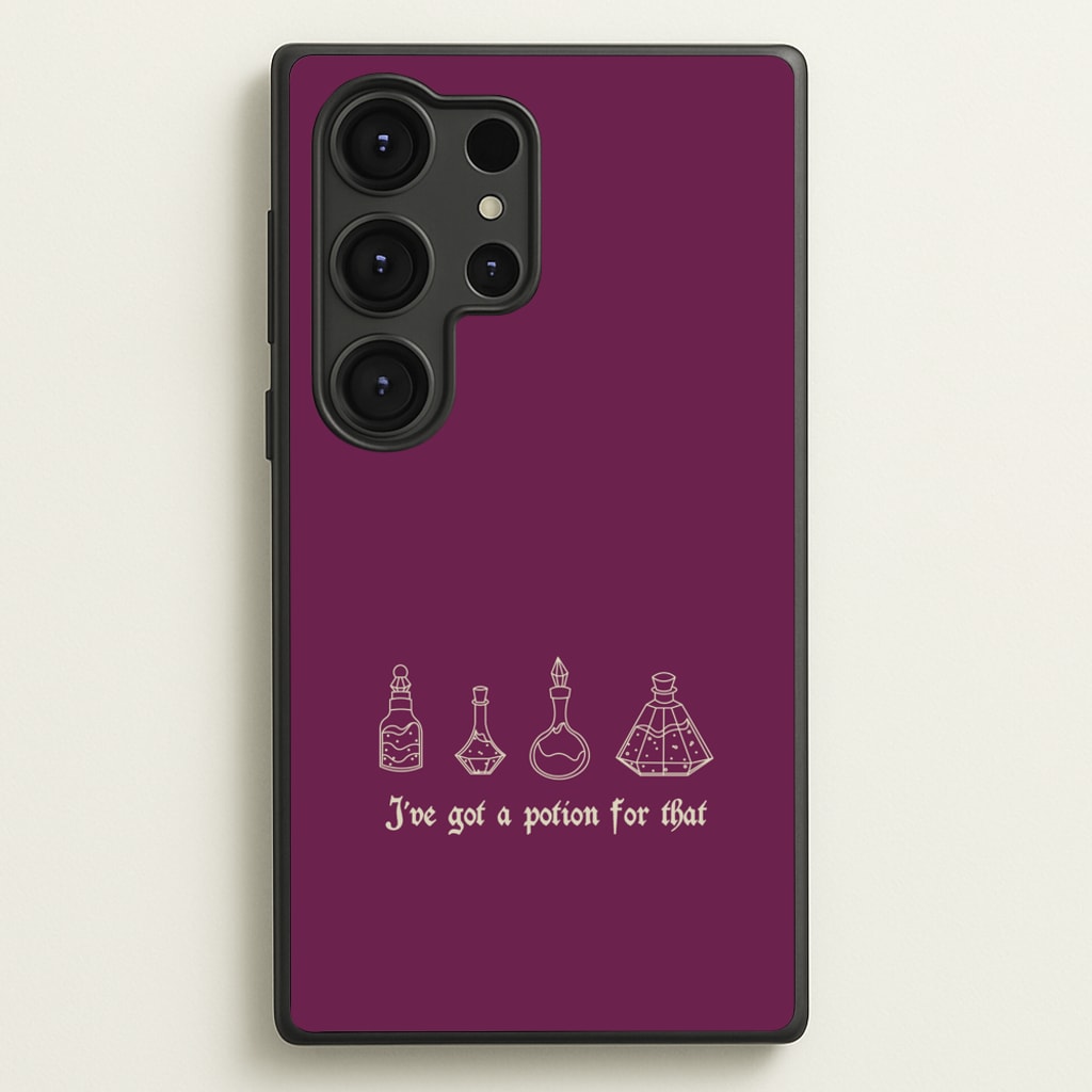 I've Got A Potion For You Dark Pink - Goth Aesthetic Phone Case for Galaxy S25 Ultra