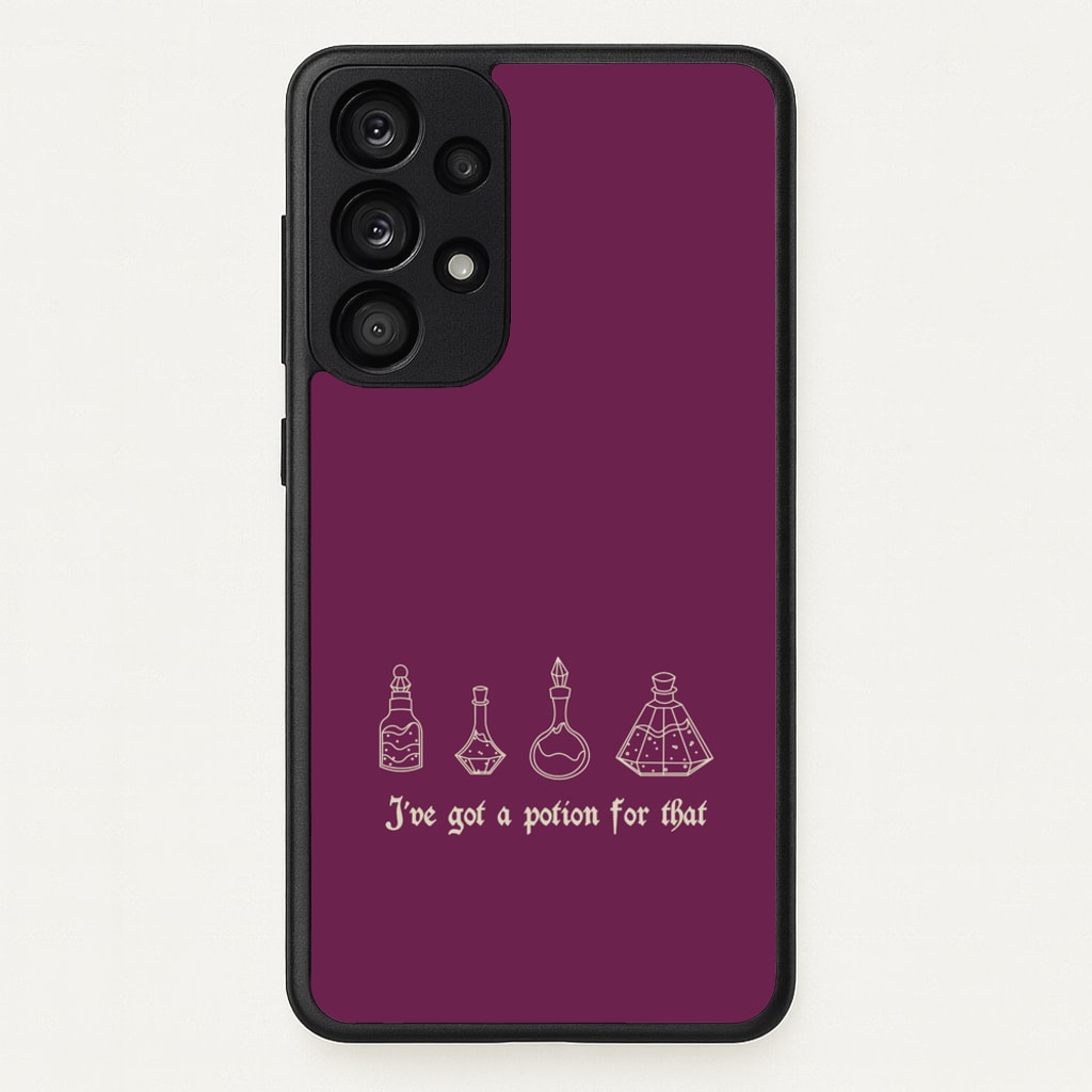 I've Got A Potion For You Dark Pink - Goth Aesthetic Phone Case for Galaxy A53