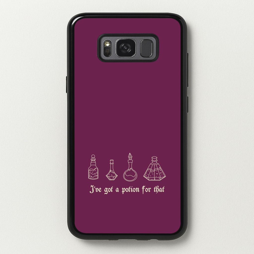 I've Got A Potion For You Dark Pink - Goth Aesthetic Phone Case for Galaxy S8 Plus