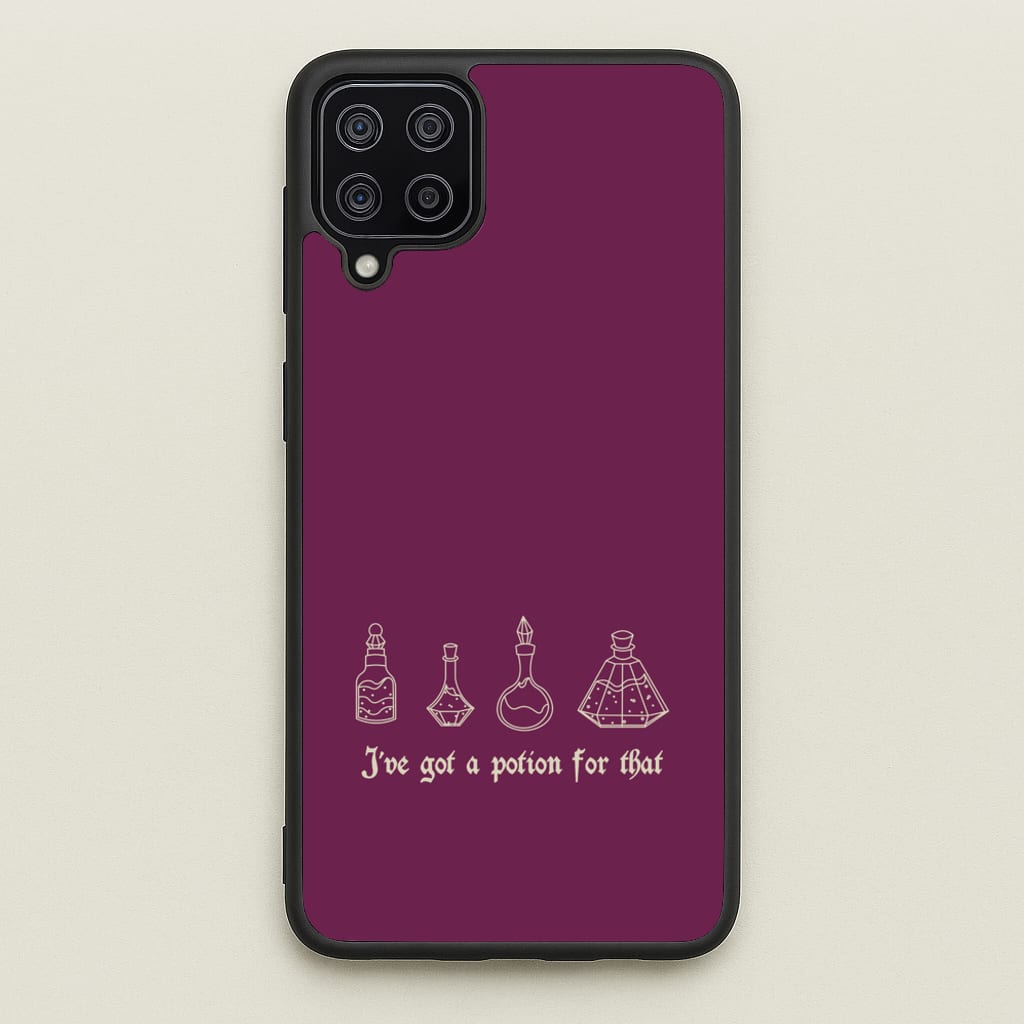 I've Got A Potion For You Dark Pink - Goth Aesthetic Phone Case for Galaxy A12