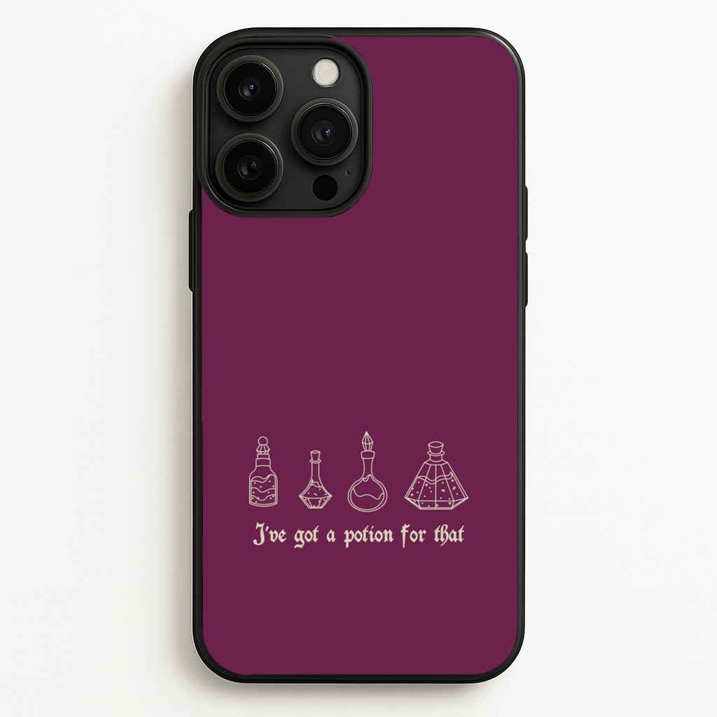I've Got A Potion For You Dark Pink - Goth Aesthetic Phone Case for iPhone 13 Pro Max
