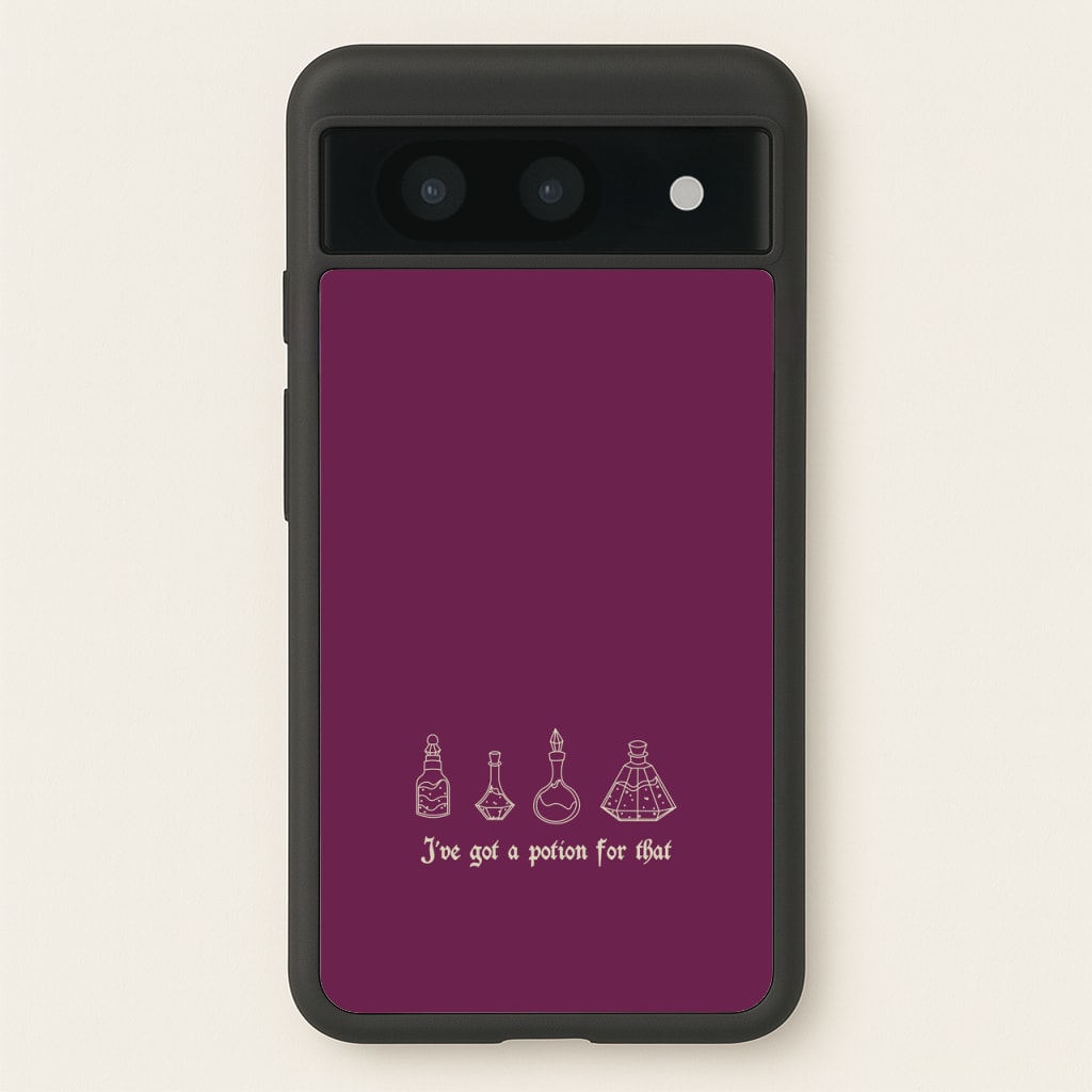 I've Got A Potion For You Dark Pink - Goth Aesthetic Phone Case for Google Pixel 8a