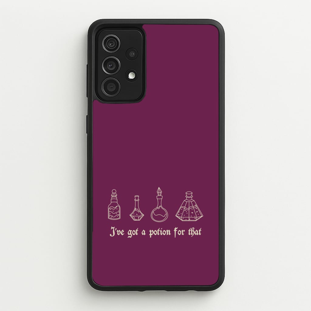 I've Got A Potion For You Dark Pink - Goth Aesthetic Phone Case for Galaxy A52 / A52s