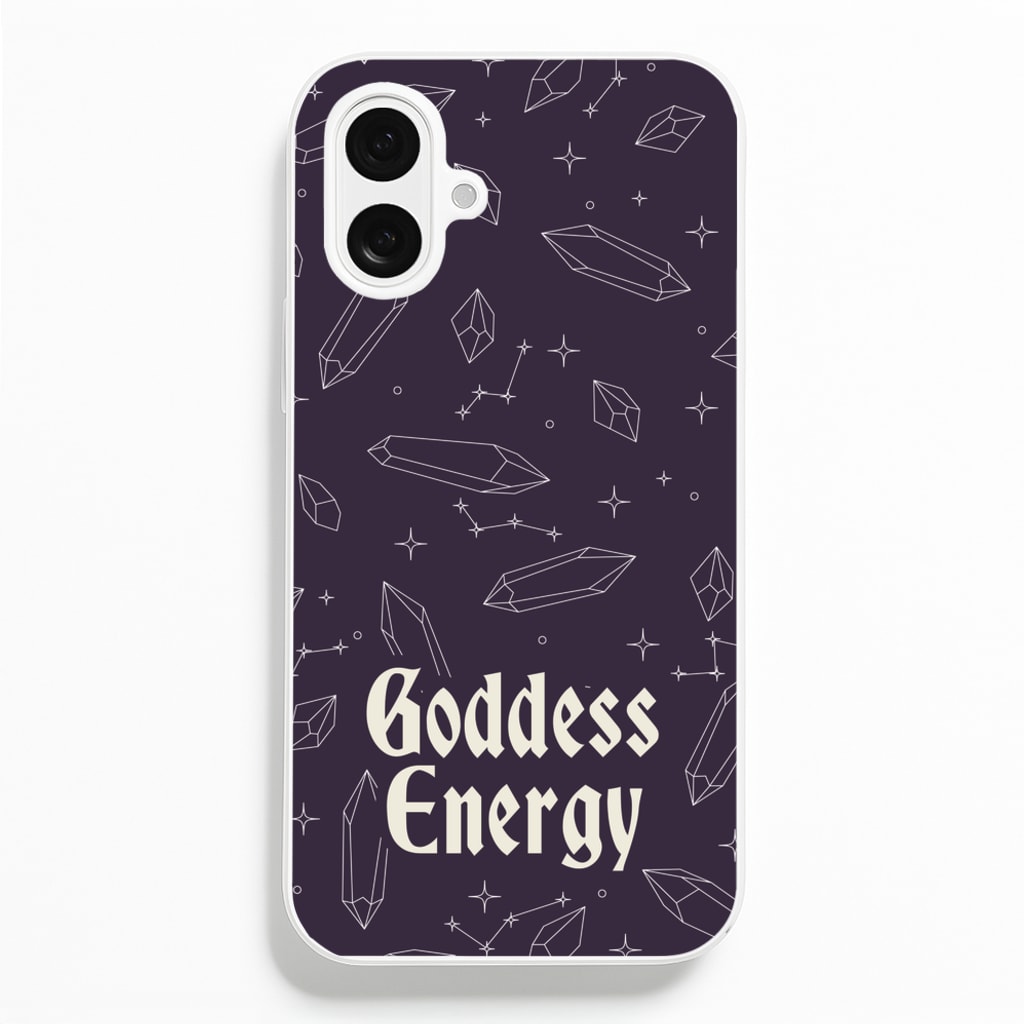 Goodess Energy Pattern - Goth Aesthetic Phone Case for iPhone 16 Plus