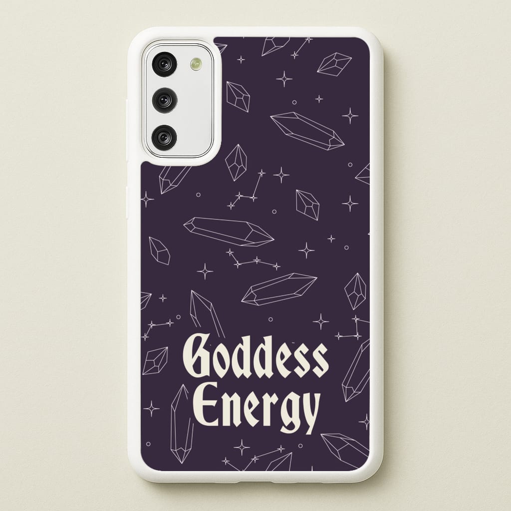 Goodess Energy Pattern - Goth Aesthetic Phone Case for Galaxy S20