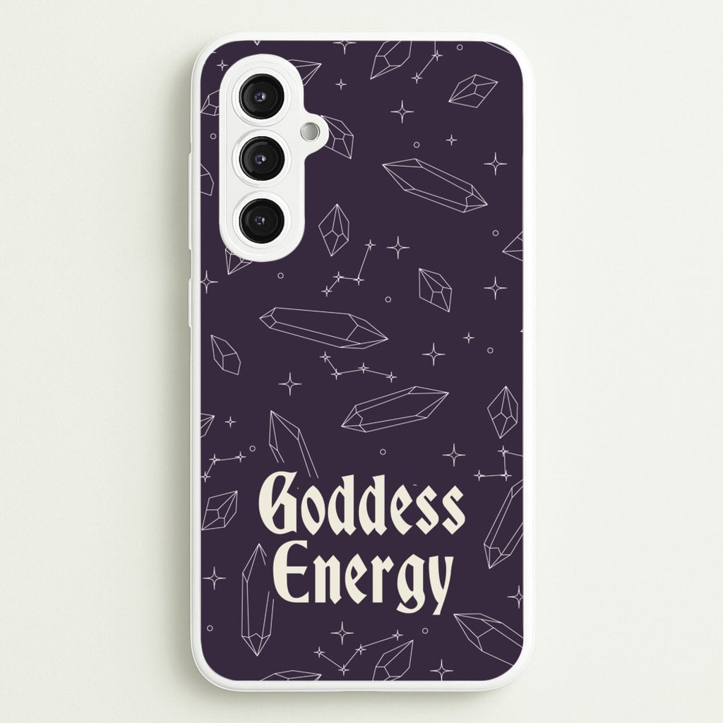 Goodess Energy Pattern - Goth Aesthetic Phone Case for Galaxy S23FE