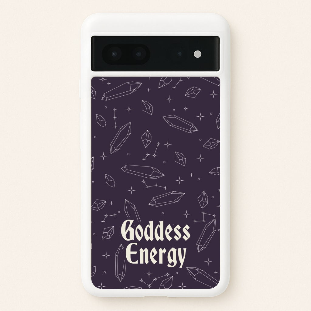 Goodess Energy Pattern - Goth Aesthetic Phone Case for Google Pixel 7