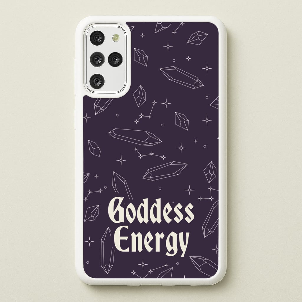 Goodess Energy Pattern - Goth Aesthetic Phone Case for Galaxy S20 Plus