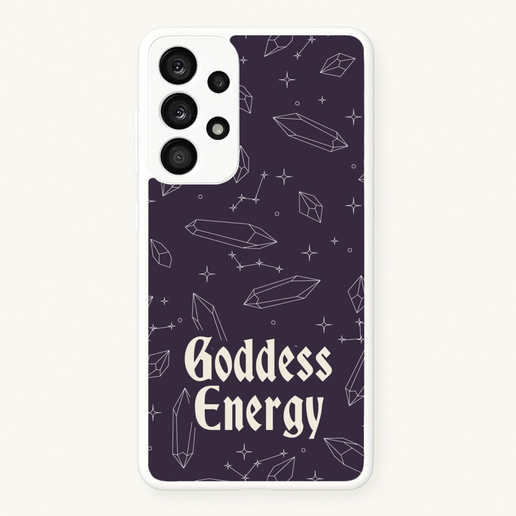 Goodess Energy Pattern - Goth Aesthetic Phone Case for Galaxy A33