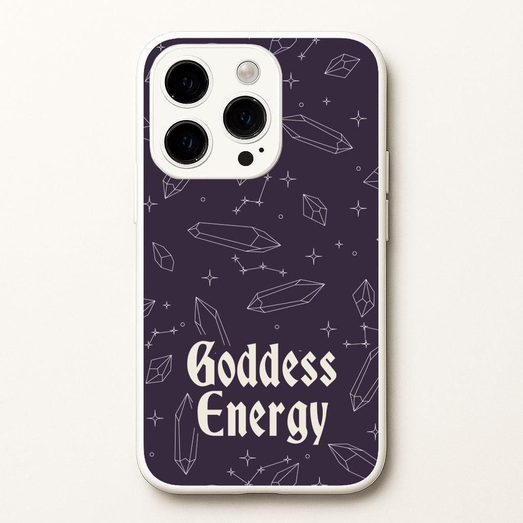 Goodess Energy Pattern - Goth Aesthetic Phone Case for iPhone 15 Pro Max