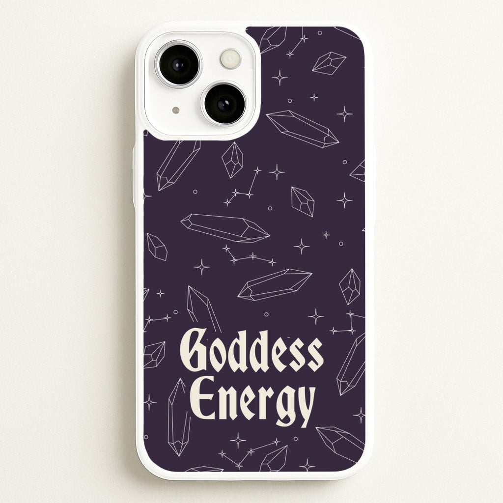 Goodess Energy Pattern - Goth Aesthetic Phone Case for iPhone 13