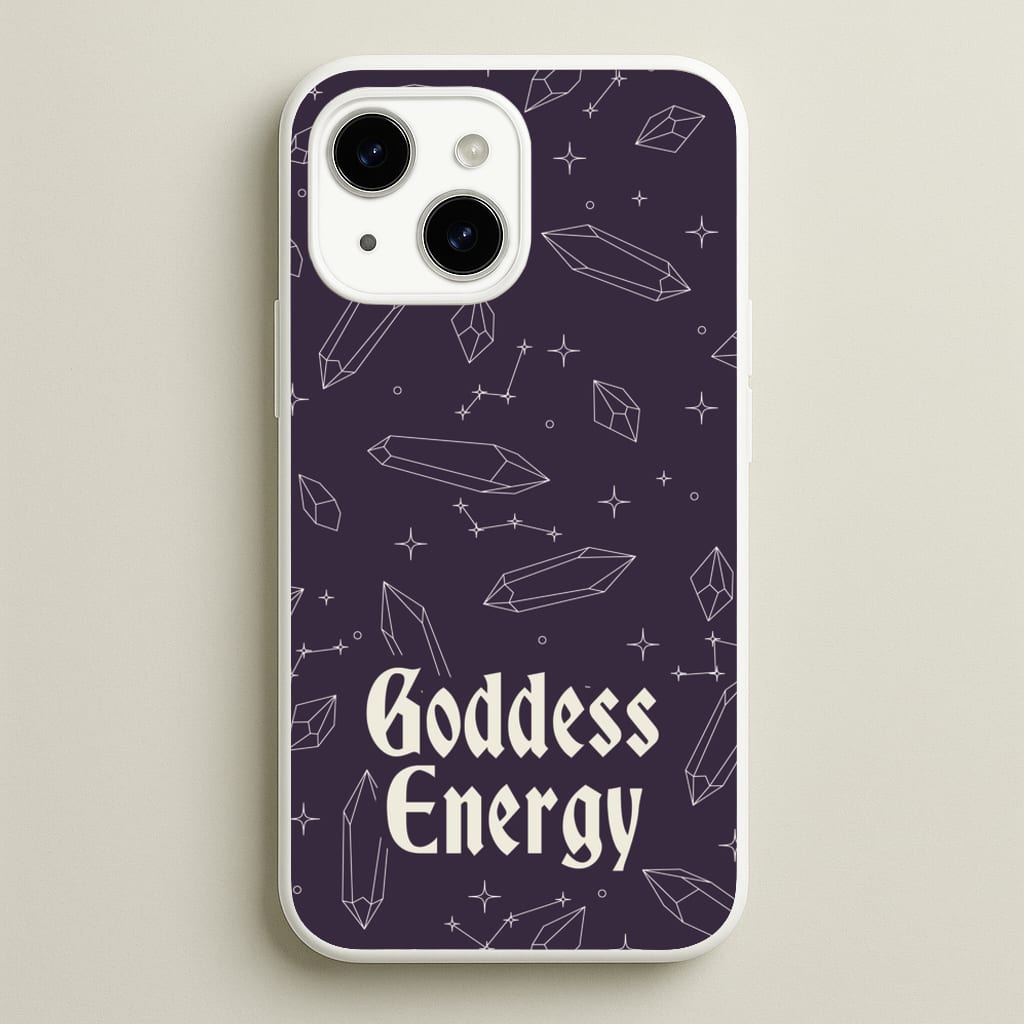 Goodess Energy Pattern - Goth Aesthetic Phone Case for iPhone 15