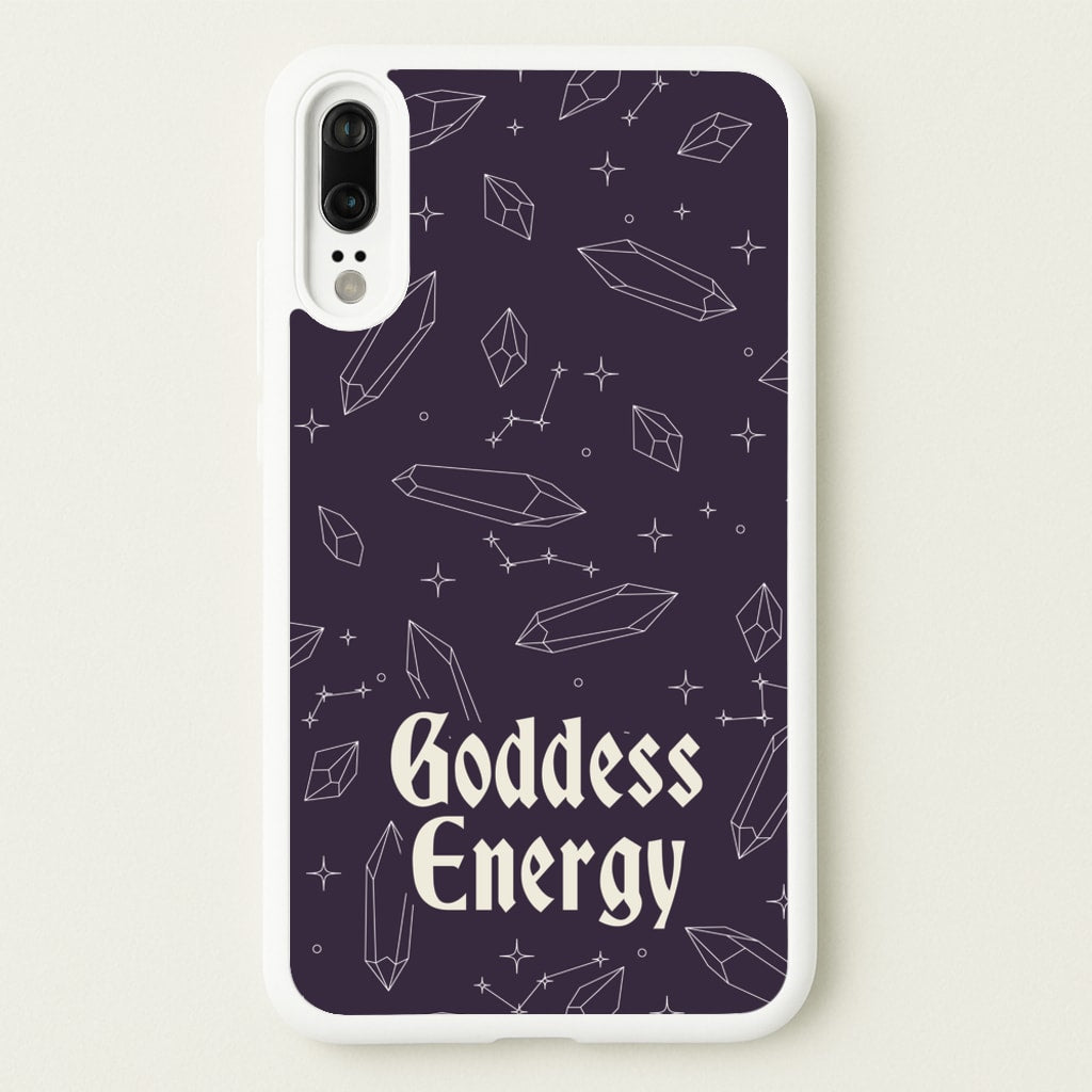 Goodess Energy Pattern - Goth Aesthetic Phone Case for Huawei P20