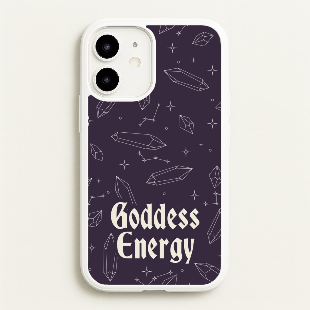 Goodess Energy Pattern - Goth Aesthetic Phone Case for iPhone 12 / 12 Pro