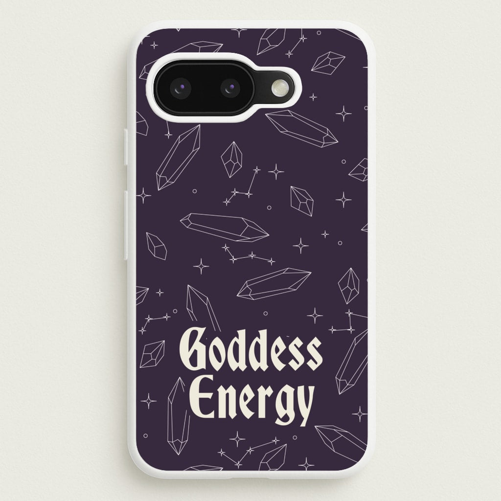 Goodess Energy Pattern - Goth Aesthetic Phone Case for Google Pixel 9a