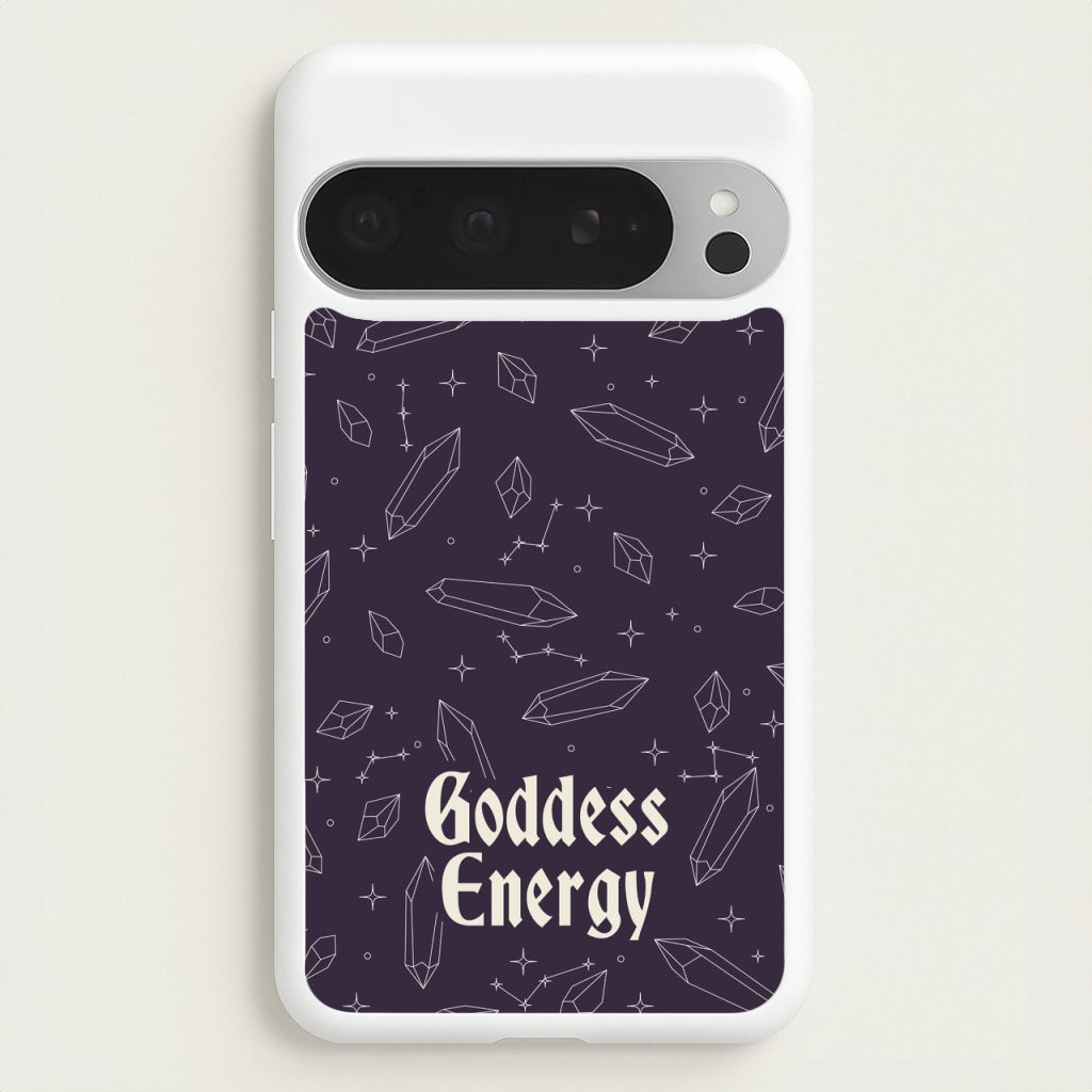 Goodess Energy Pattern - Goth Aesthetic Phone Case for Google Pixel 9 Pro XL
