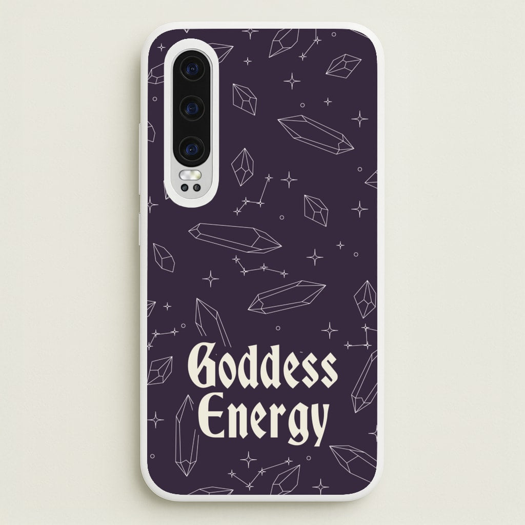 Goodess Energy Pattern - Goth Aesthetic Phone Case for Huawei P30