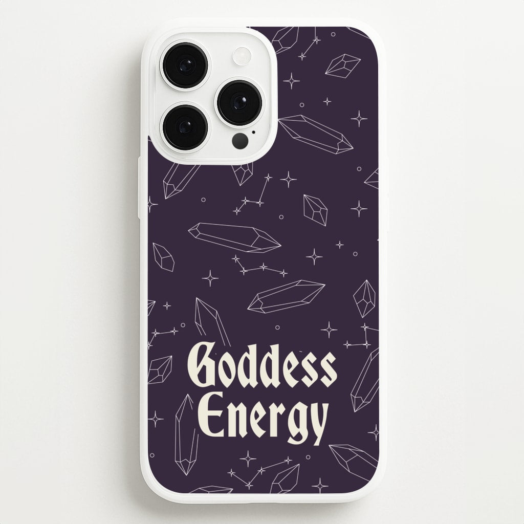 Goodess Energy Pattern - Goth Aesthetic Phone Case for iPhone 13 Pro Max