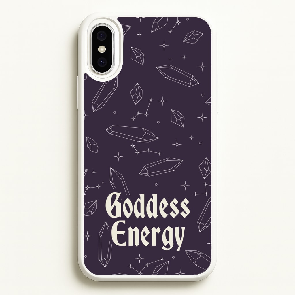 Goodess Energy Pattern - Goth Aesthetic Phone Case for iPhone XS Max
