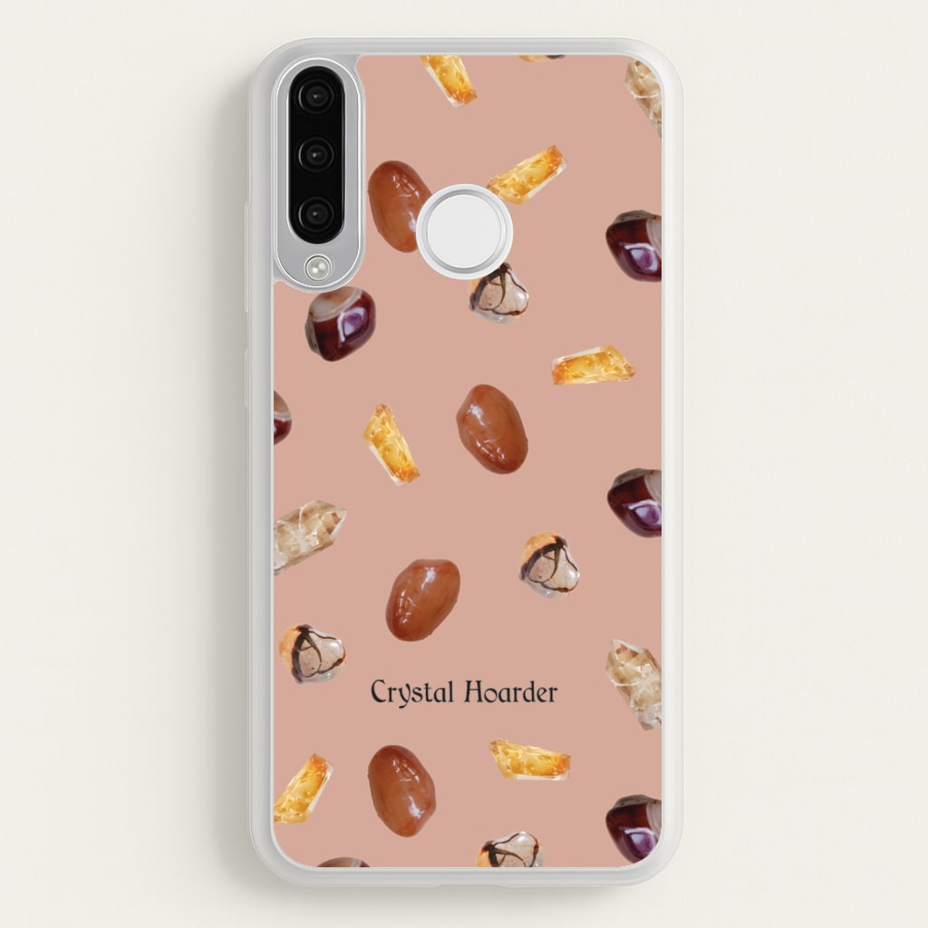 Crystal Hoarder Pattern - Goth Aesthetic Phone Case for Huawei P30 Lite