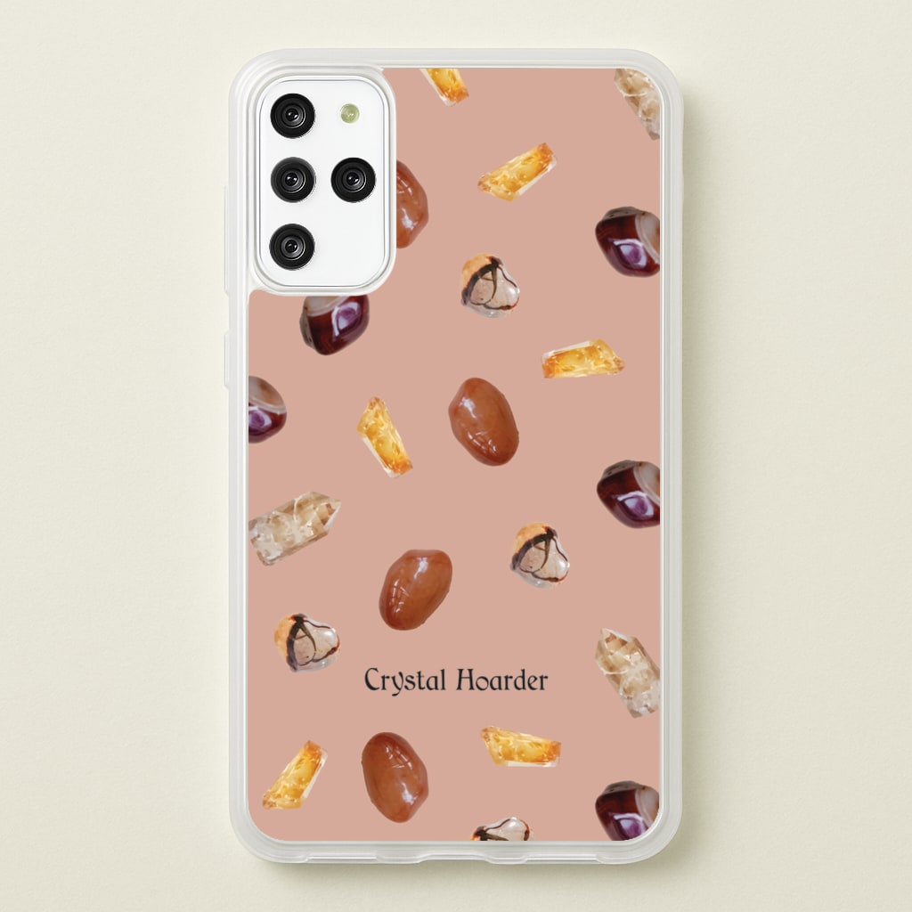 Crystal Hoarder Pattern - Goth Aesthetic Phone Case for Galaxy S20 Plus