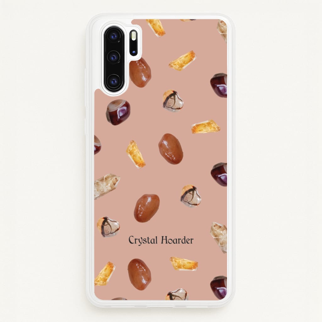 Crystal Hoarder Pattern - Goth Aesthetic Phone Case for Huawei P30 Pro