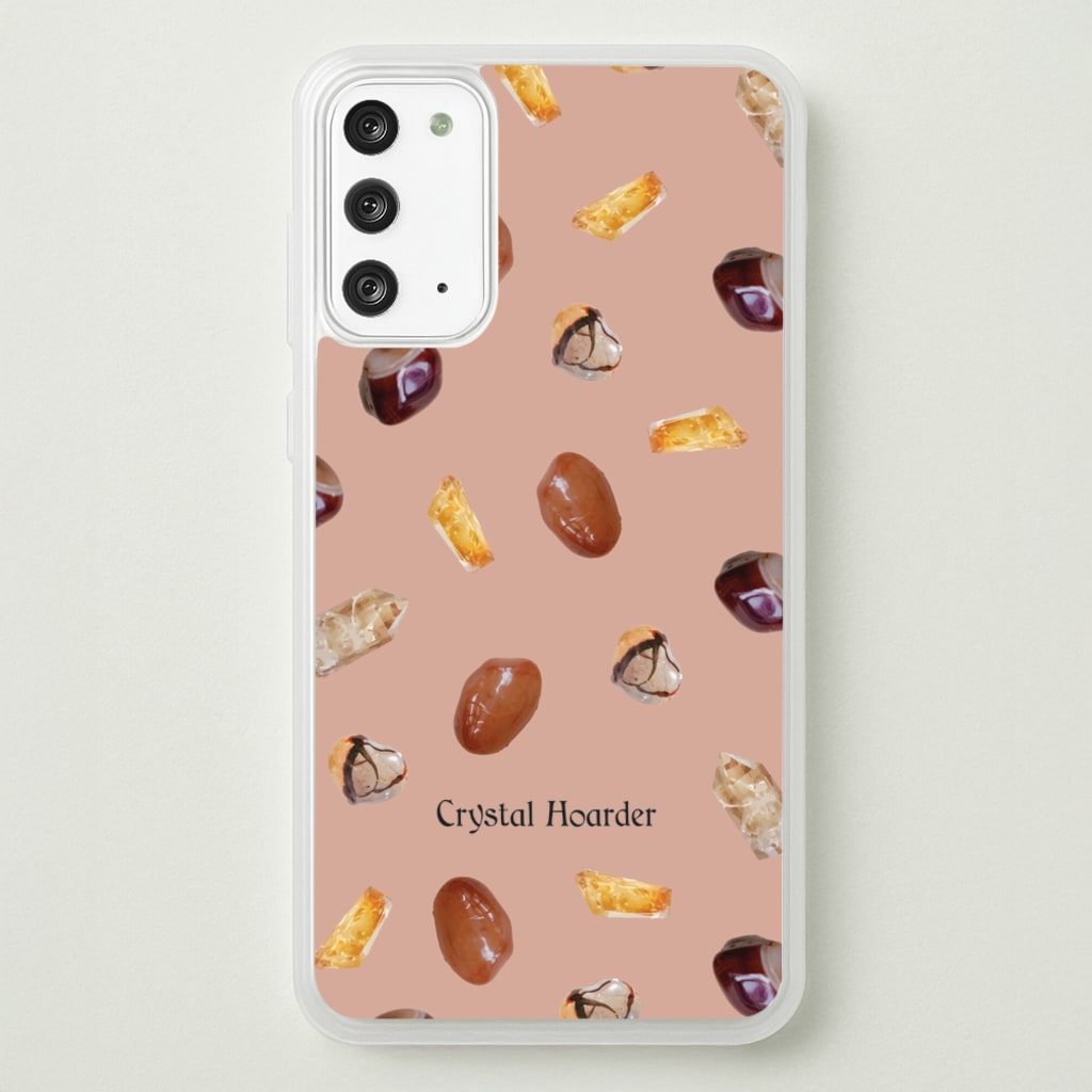 Crystal Hoarder Pattern - Goth Aesthetic Phone Case for Galaxy Note 20