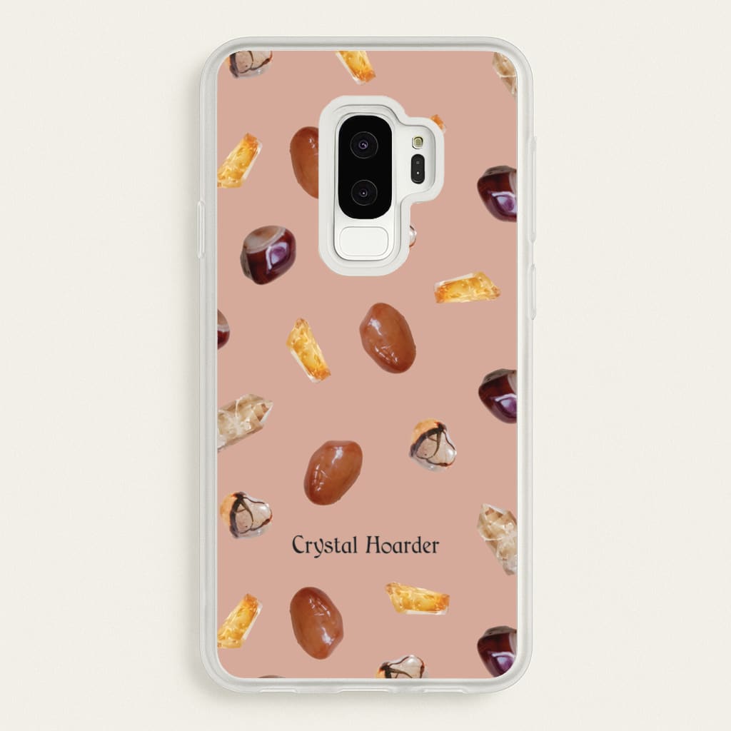 Crystal Hoarder Pattern - Goth Aesthetic Phone Case for Galaxy S9 Plus