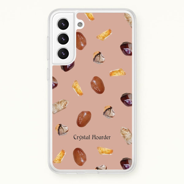 Crystal Hoarder Pattern - Goth Aesthetic Phone Case for Galaxy S21FE
