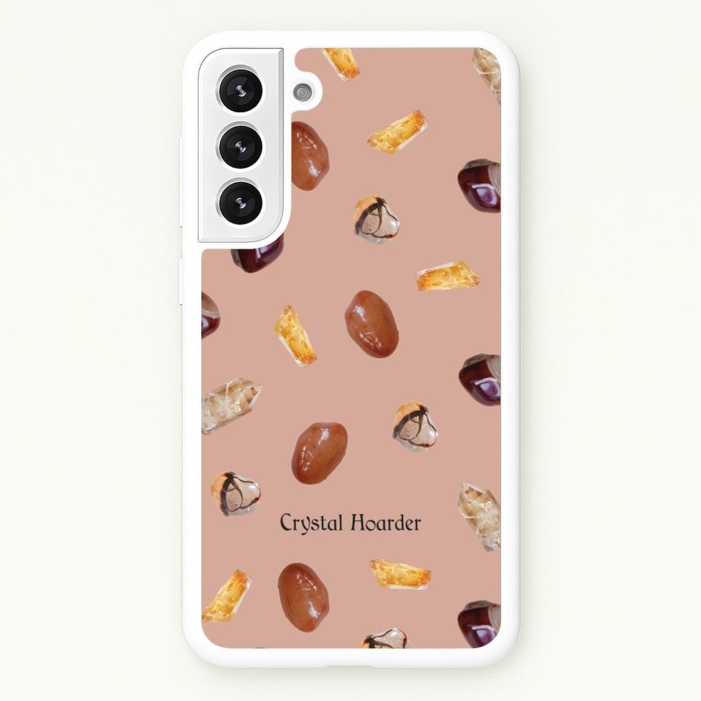 Crystal Hoarder Pattern - Goth Aesthetic Phone Case for Galaxy S22 Plus