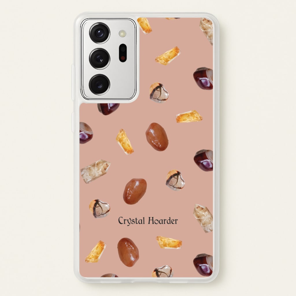 Crystal Hoarder Pattern - Goth Aesthetic Phone Case for Galaxy Note 20 Ultra