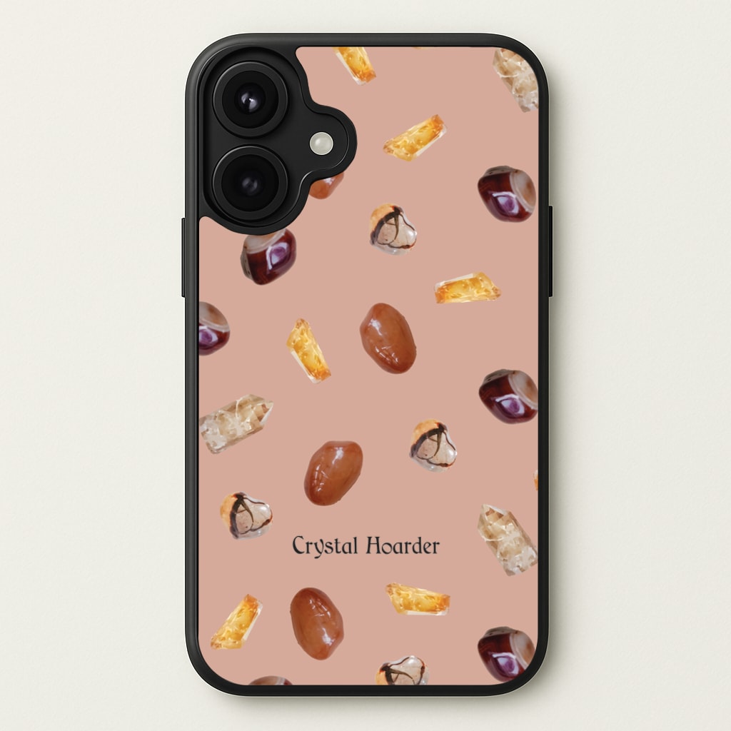 Crystal Hoarder Pattern Phone Case for iPhone 17