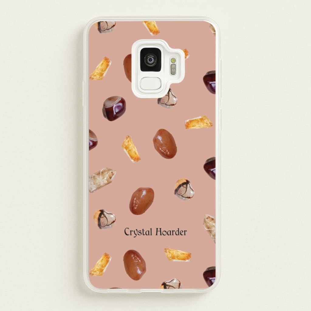 Crystal Hoarder Pattern - Goth Aesthetic Phone Case for Galaxy S9