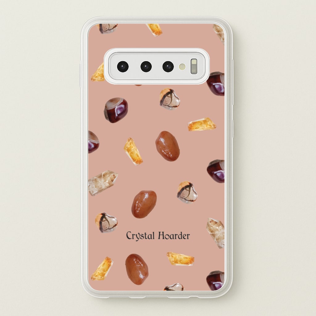 Crystal Hoarder Pattern - Goth Aesthetic Phone Case for Galaxy S10 Plus
